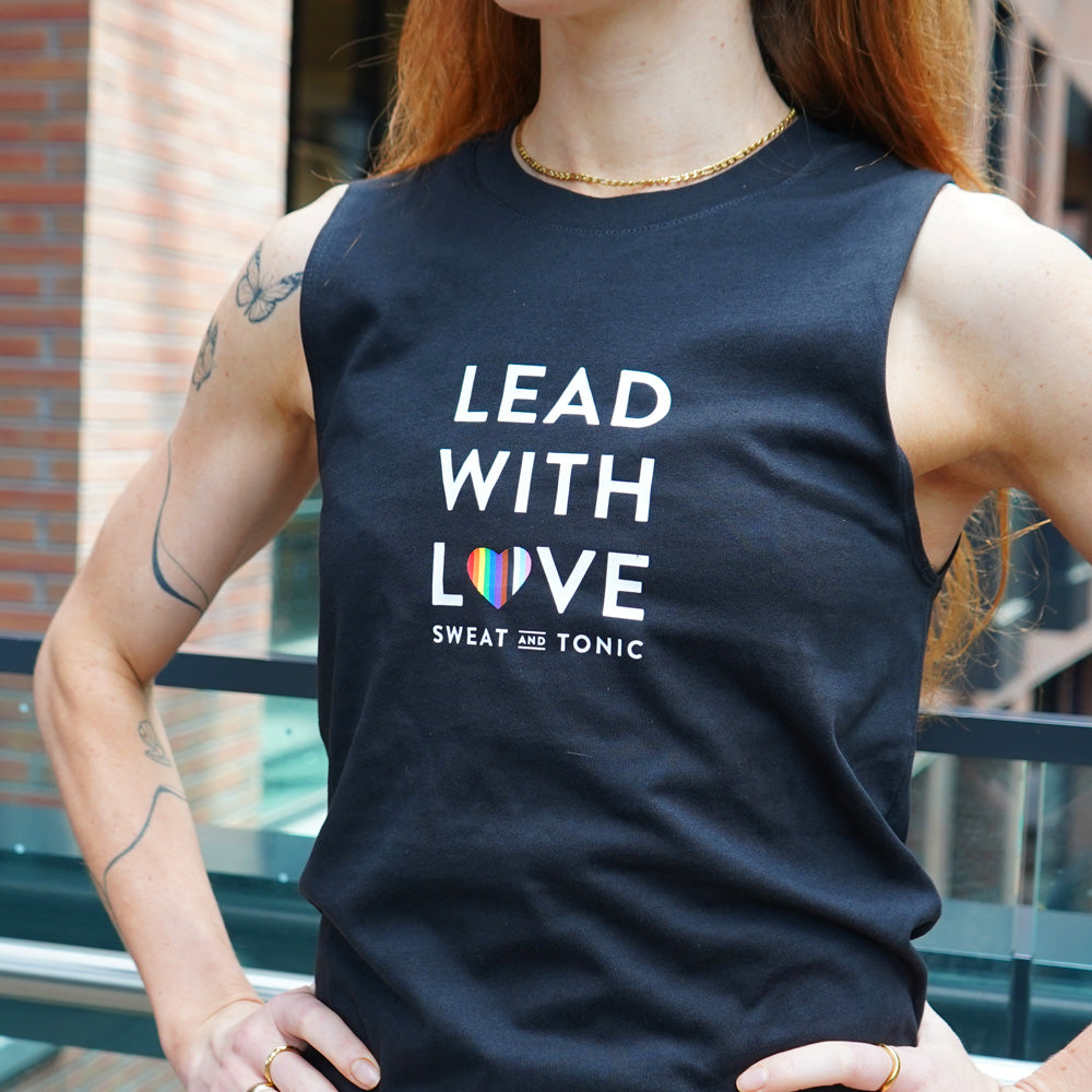 Lead with Love - Unisex Tank (100% profits donated to Egale)