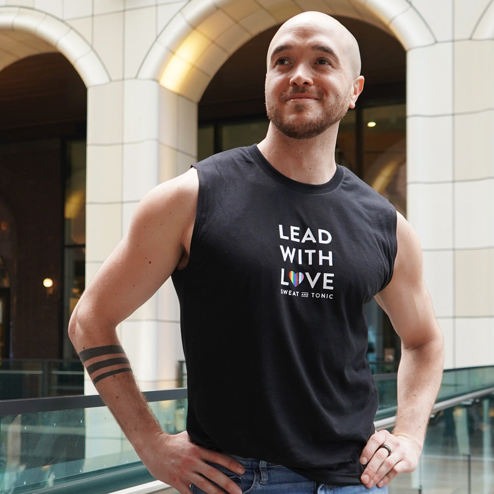Lead with Love - Unisex Tank (100% profits donated to Egale)