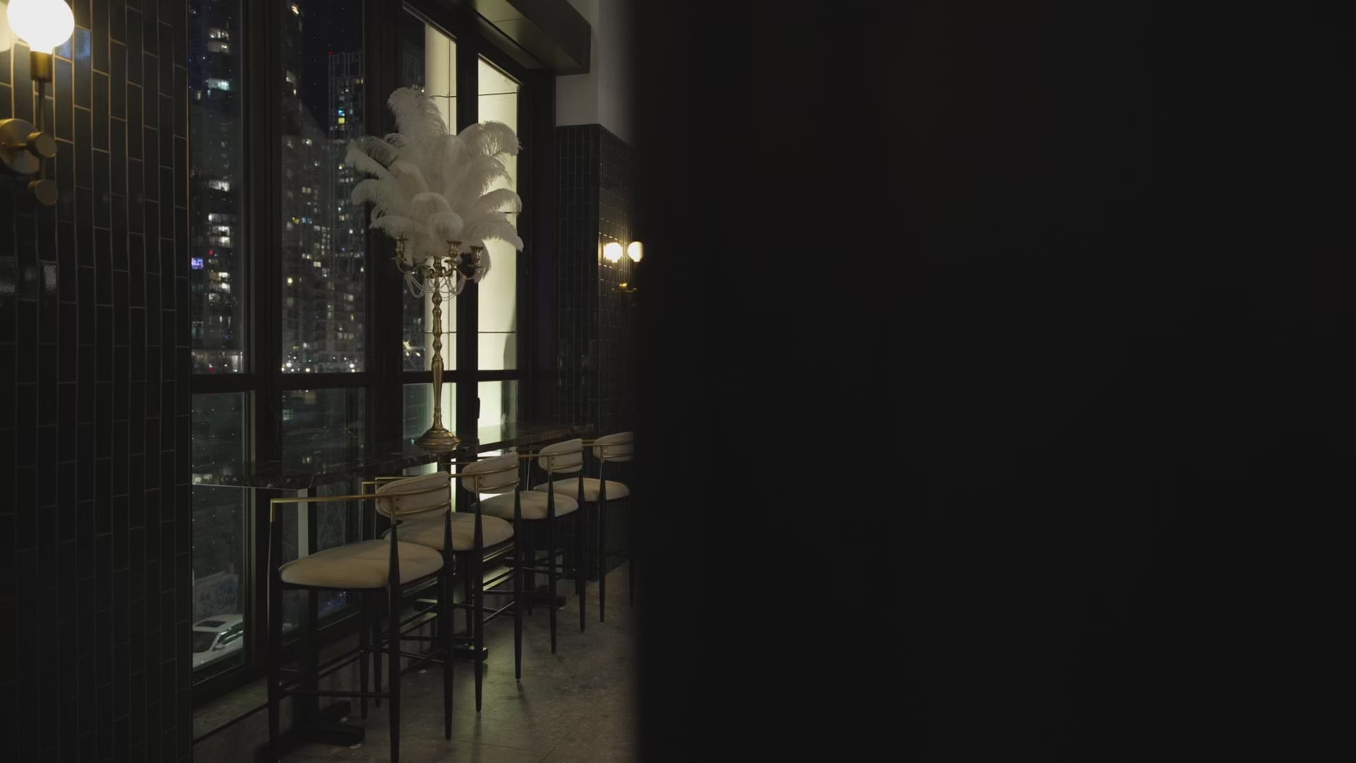 Load video: Holiday party with large group dancing on disco floor in Tonic House at Sweat and Tonic